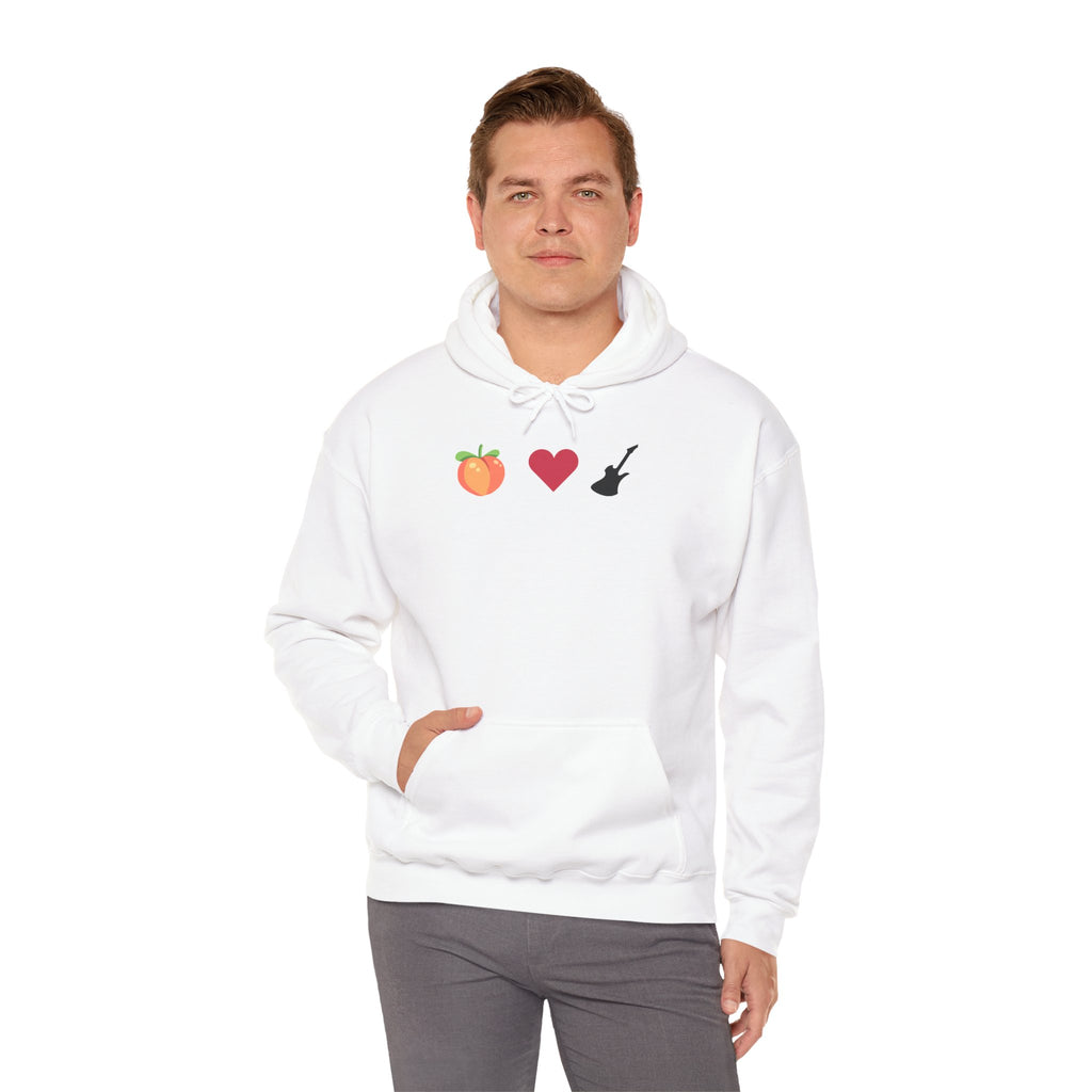 Peach Love Rock & Roll Two-Sided Hoodie | Original Logo