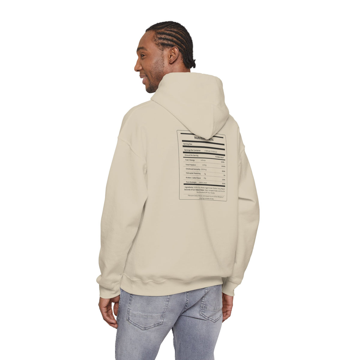 Gen X Raised on Hose Water Hoodie | Retro Childhood Nostalgia
